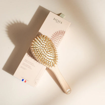 Brosse à Cheveux Soin et Brillance - Petit Format - Made in France