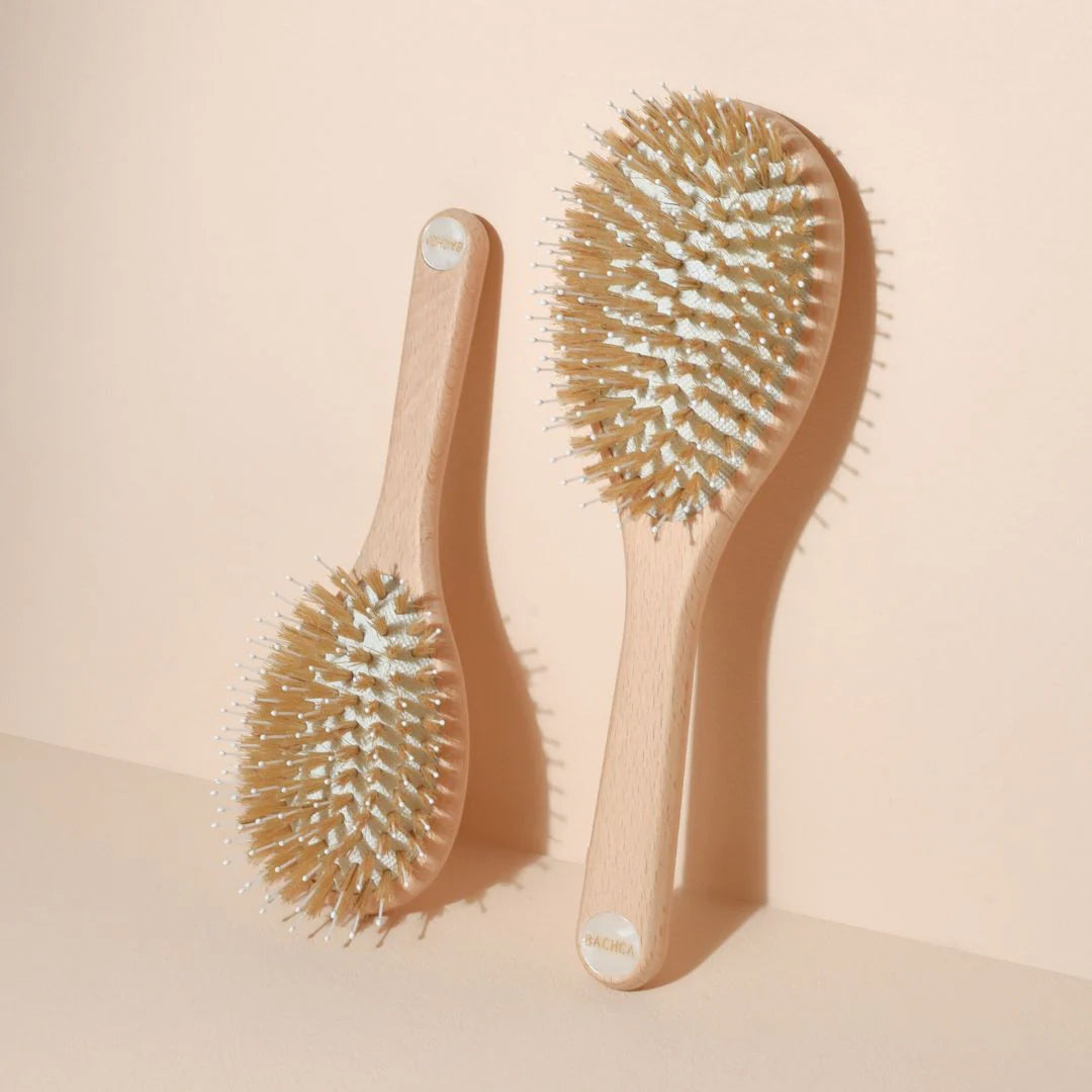 Brosse à Cheveux Soin et Brillance - Petit Format - Made in France