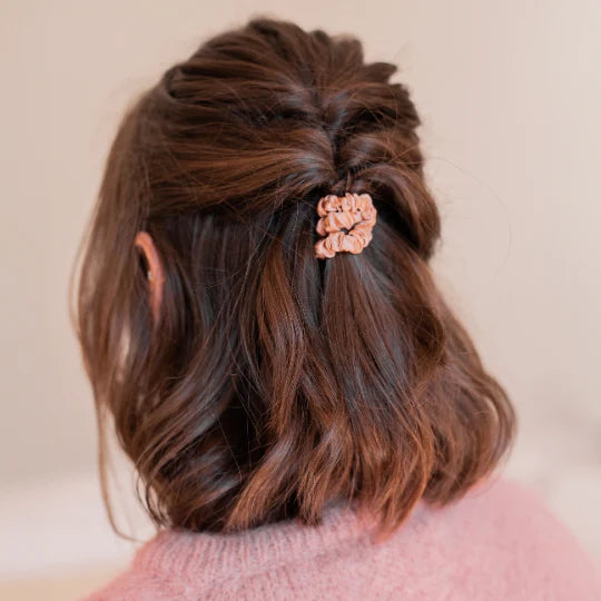 Lot de 2 Chouchous en Soie - Rose Dragée