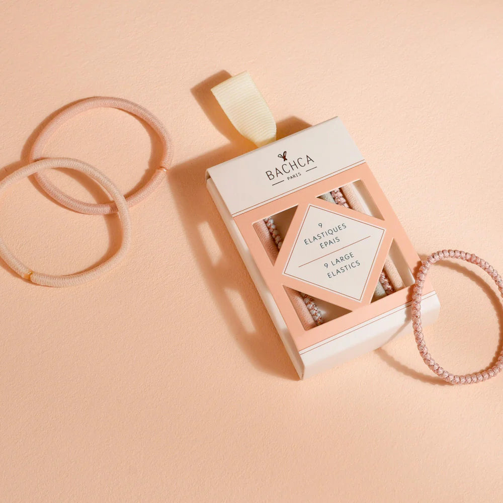 Élastiques Epais Pastel x9