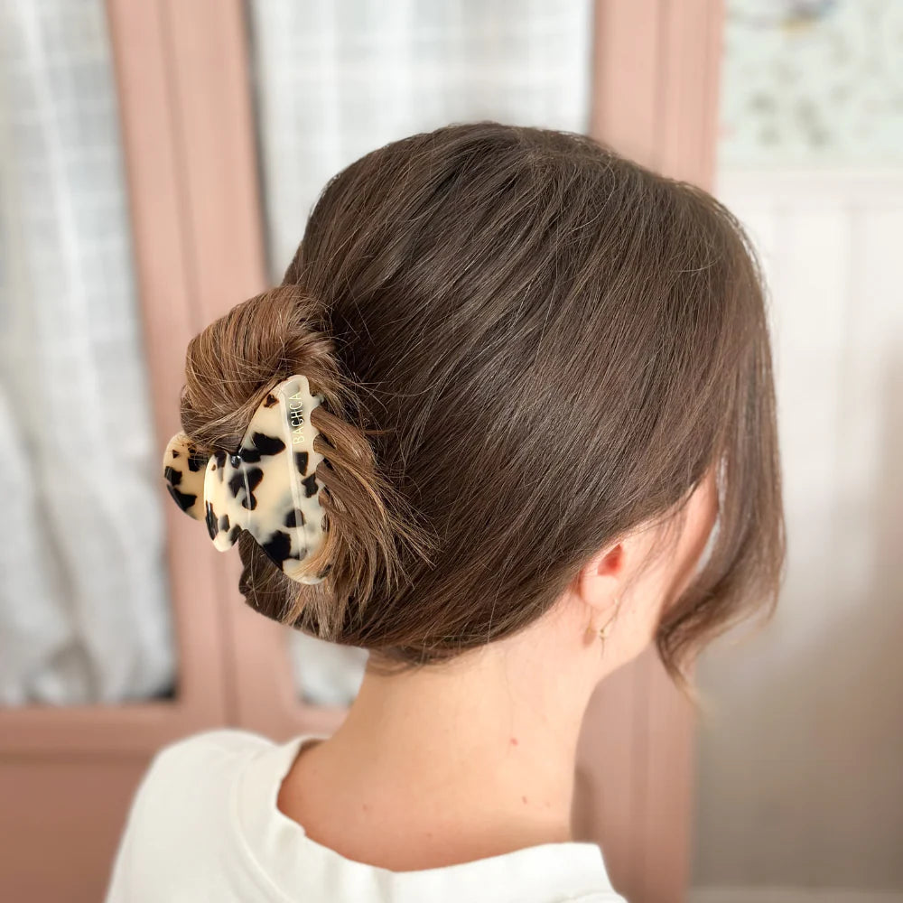 Grande Pince à Cheveux Écaille