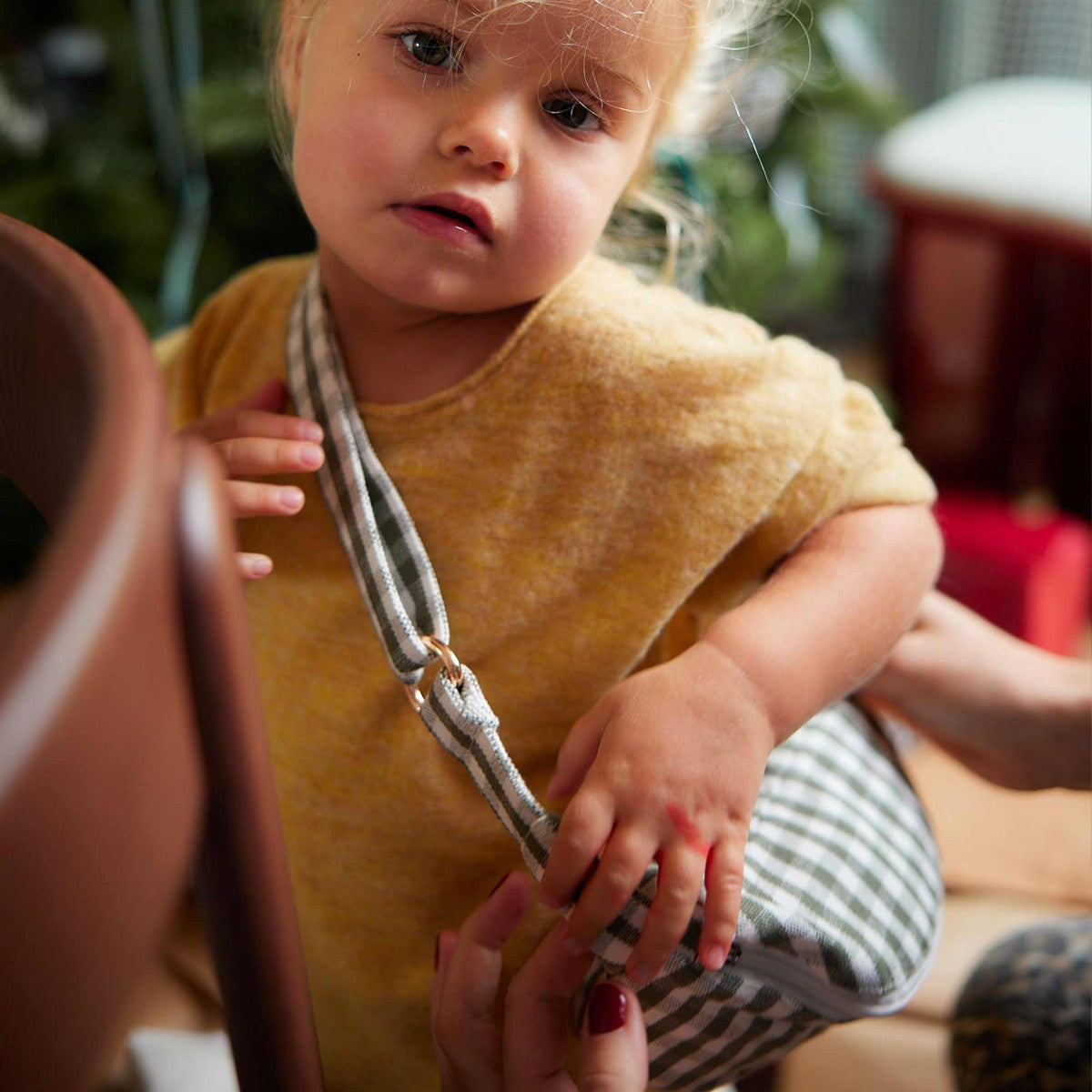Banane Enfant Vichy Kaki