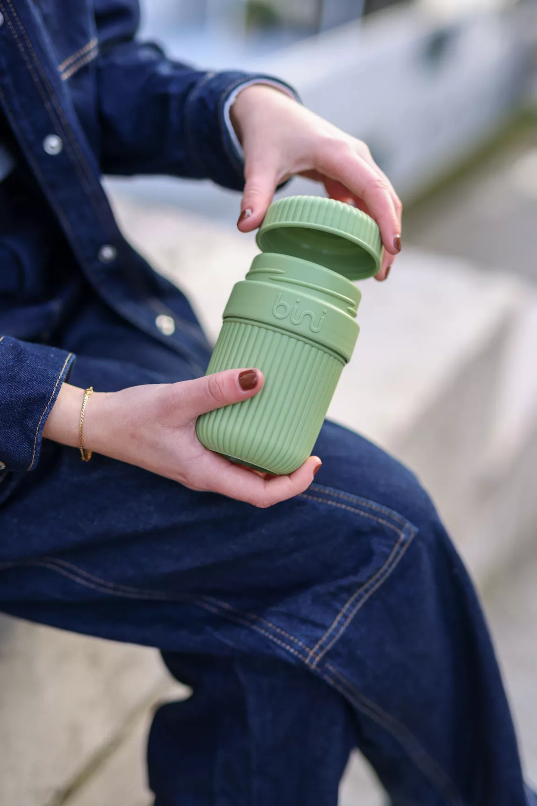 Bini Mug Réutilisable - Vert Clair