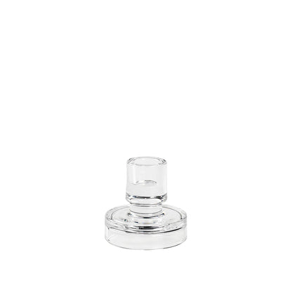 Bougeoir Petra Ø8 x H8cm - Clear