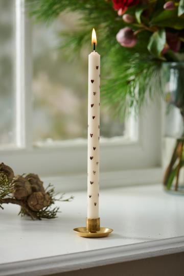 Bougie Conique Petits cœurs