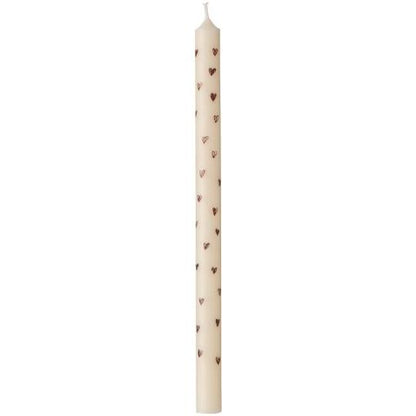 Bougie Conique Petits cœurs