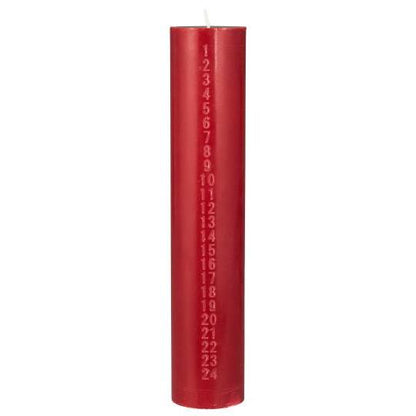 Bougie de Noël Rouge