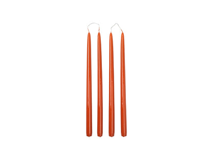 Bougies Coniques Flambeau Burned Orange