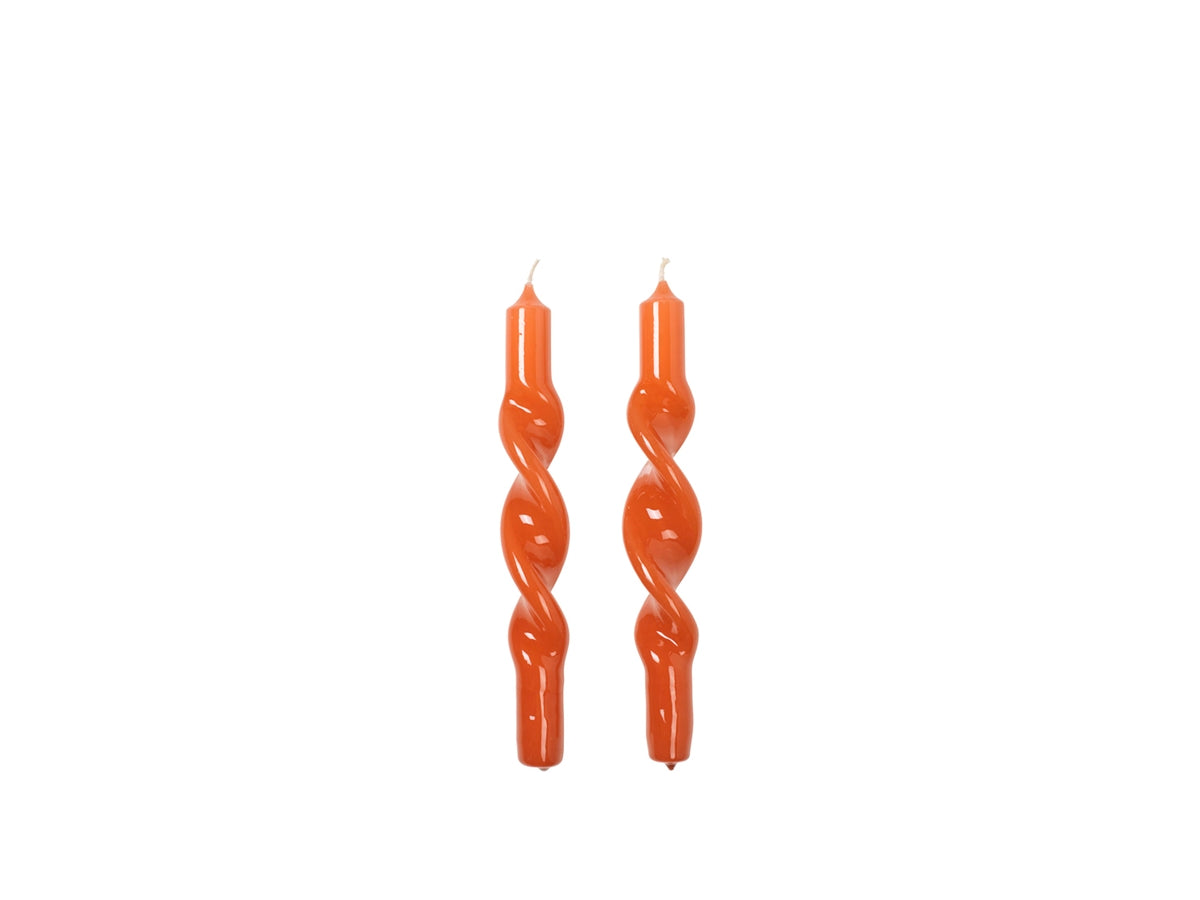 Bougies Torsadées Twist - Burned Orange
