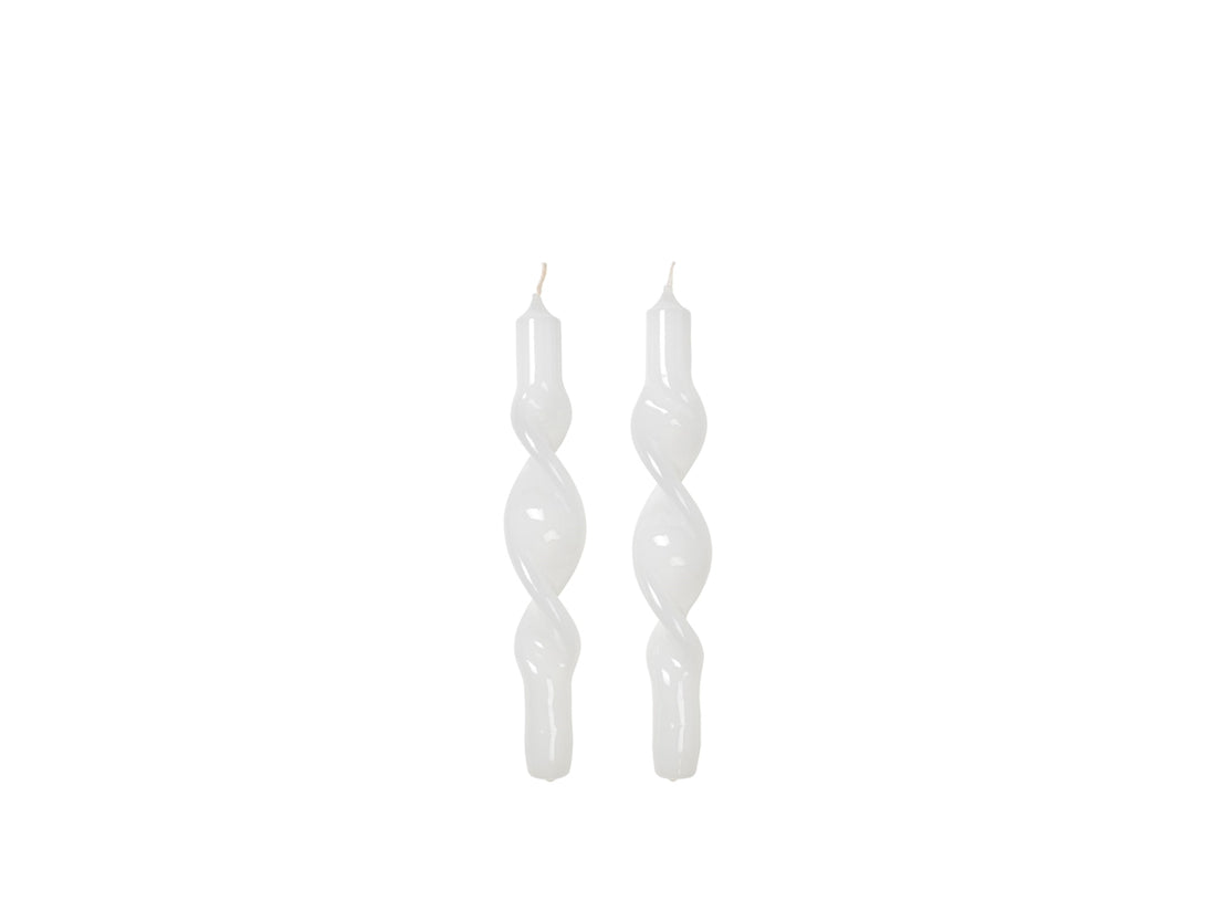 Bougies Torsadées Twist - Pure White