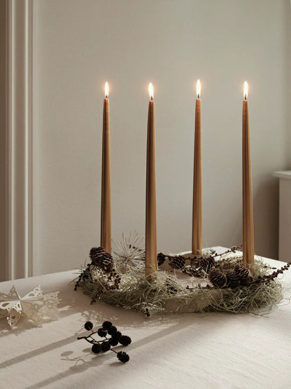 Bougies Coniques Flambeau Gold