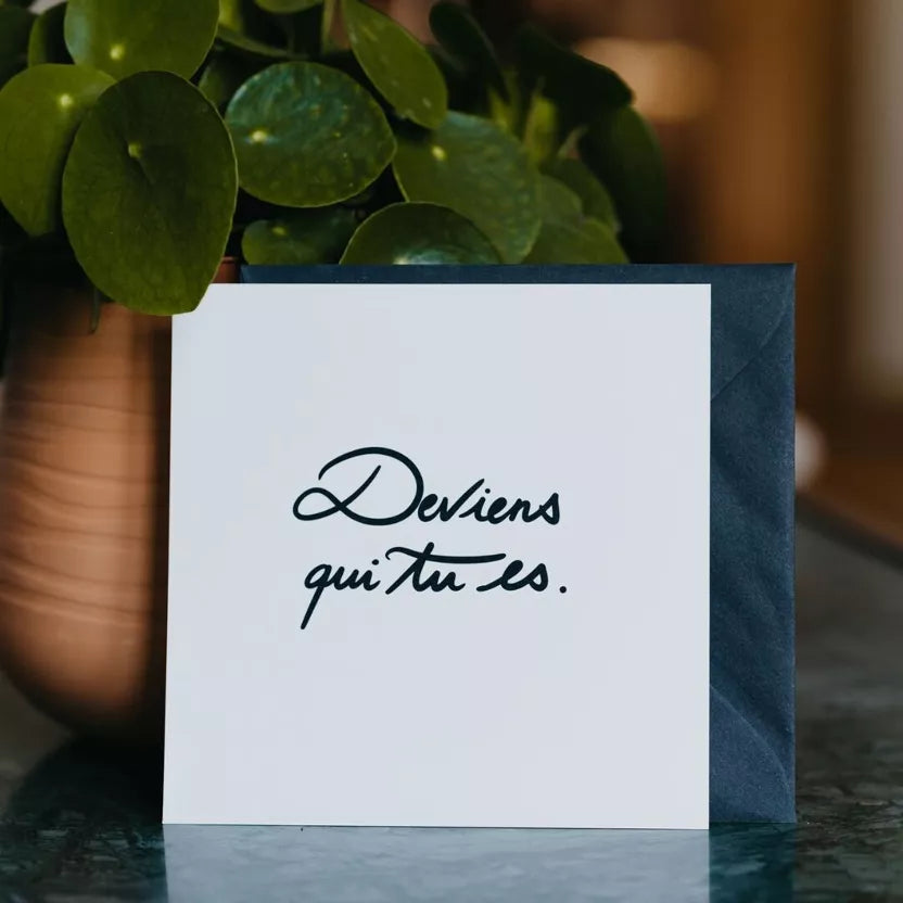 Carte Mantra - Deviens Qui Tu Es