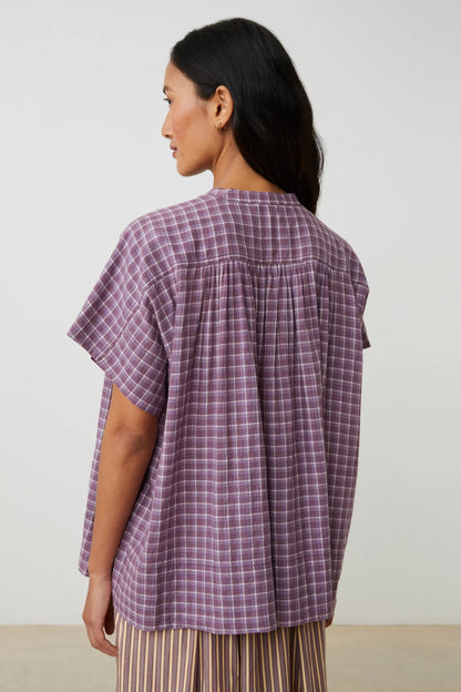Chemise Max n°775 Messager Checks Amethyst
