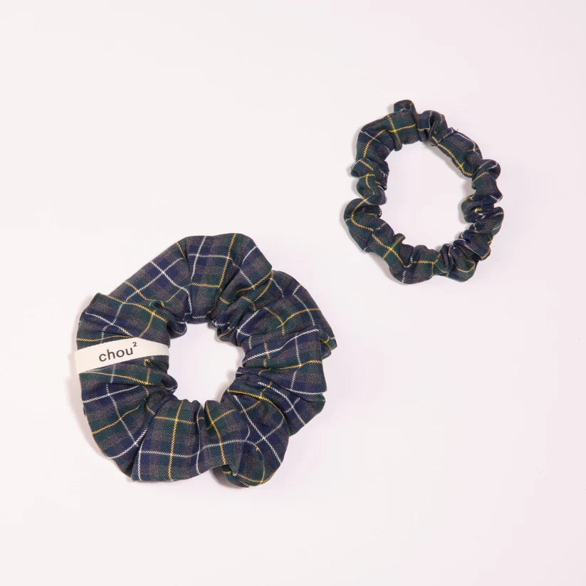 Grand Chouchou Tartan Vert