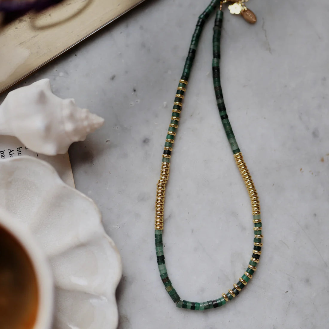 Collier Nairobi - Aventurine Vert