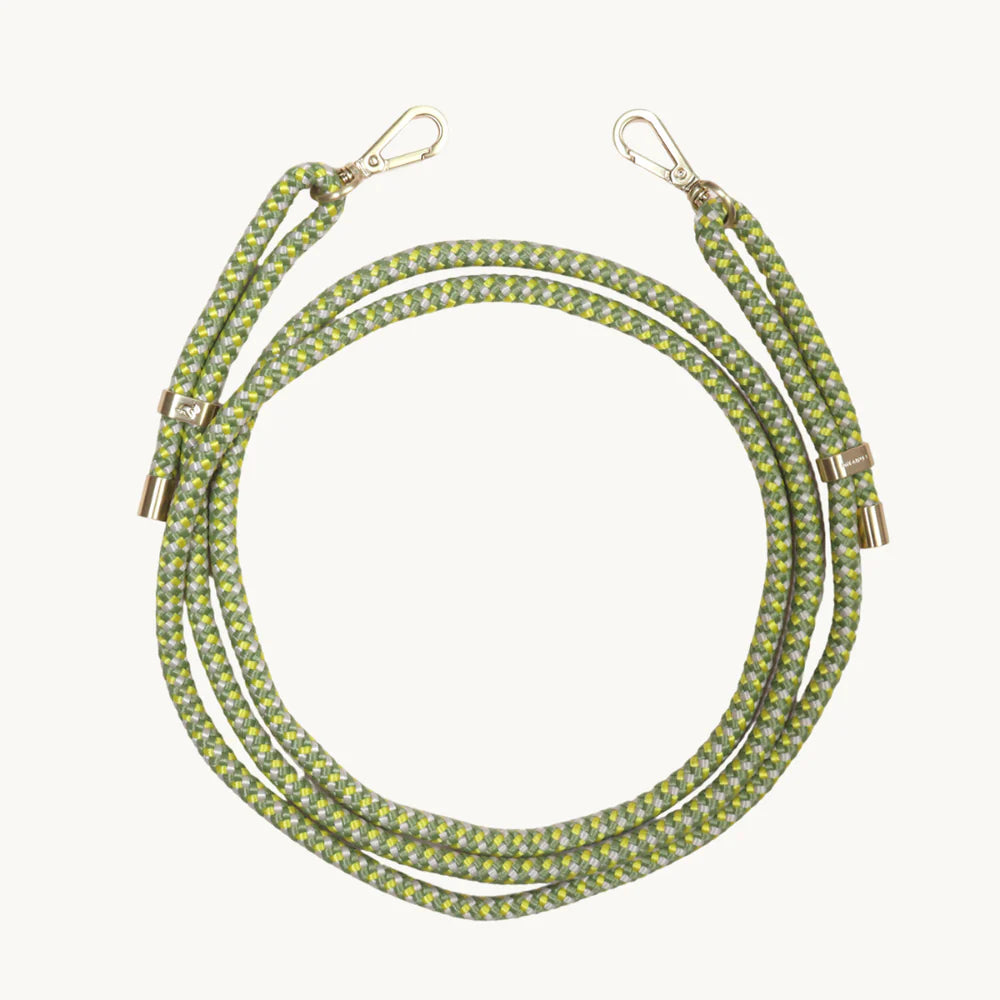 Cordon Tessa Multicolore - Kaki Jaune