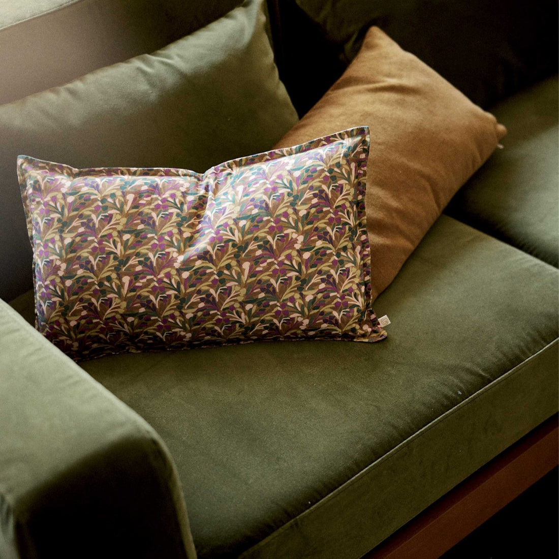 Housse de Coussin Taormina en Coton Songe Violet 30 x 50