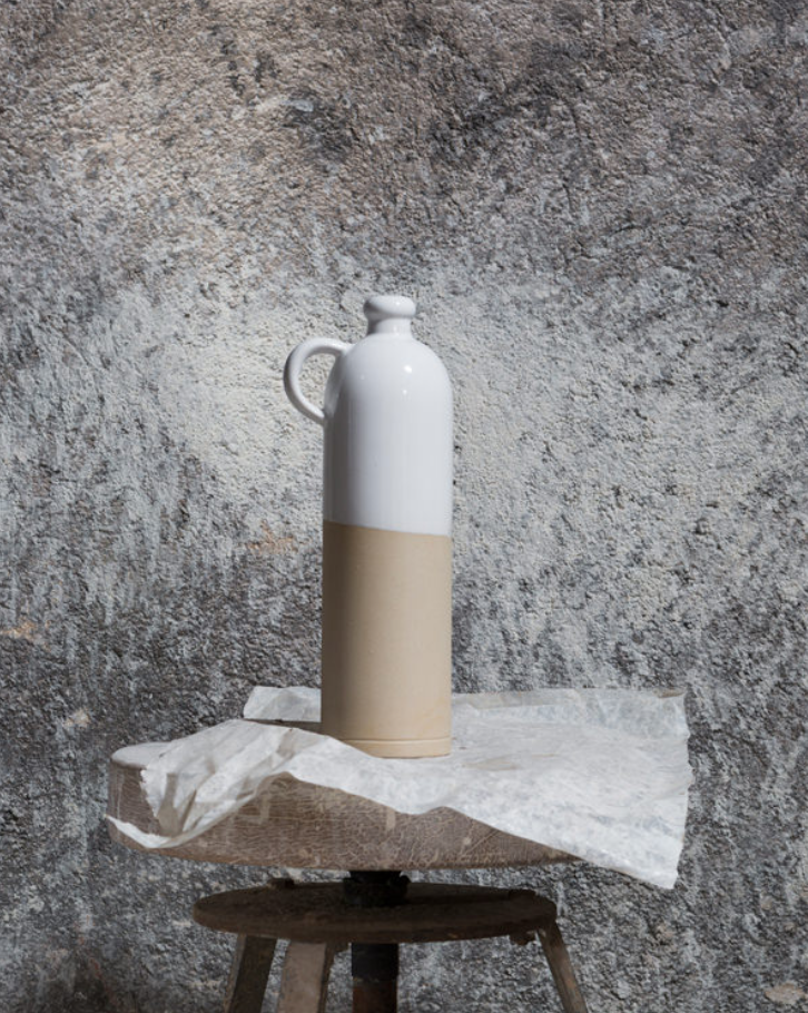 Grand Cruchon à Anse en Grès - Blanc et Naturel - 1 L