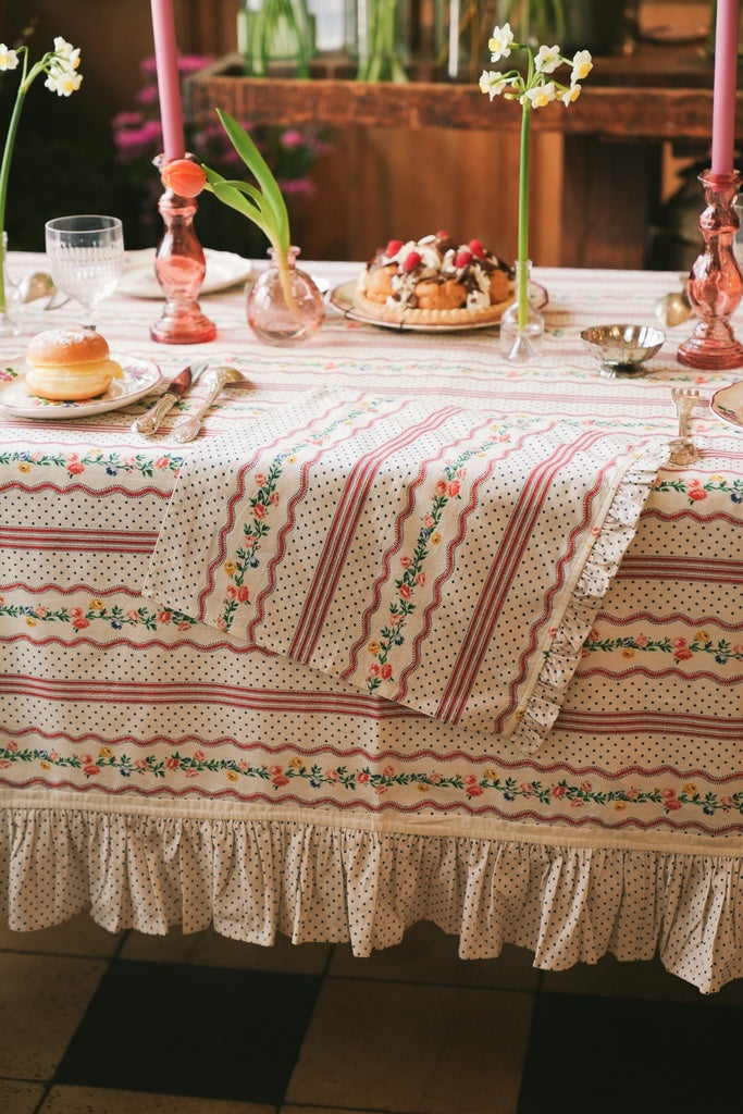 Serviette de Table Jeanne Red - Lot de 2