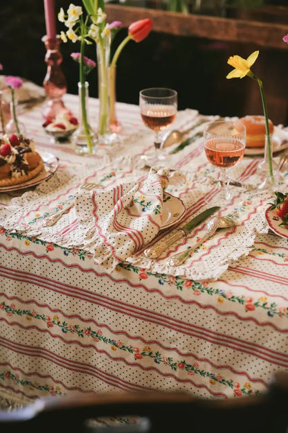 Serviette de Table Jeanne Red - Lot de 2