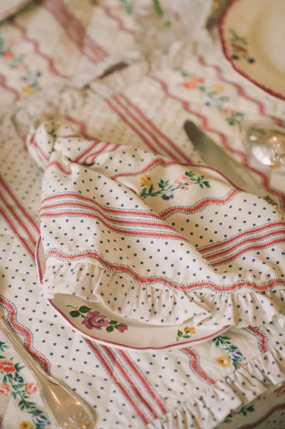 Serviette de Table Jeanne Red - Lot de 2
