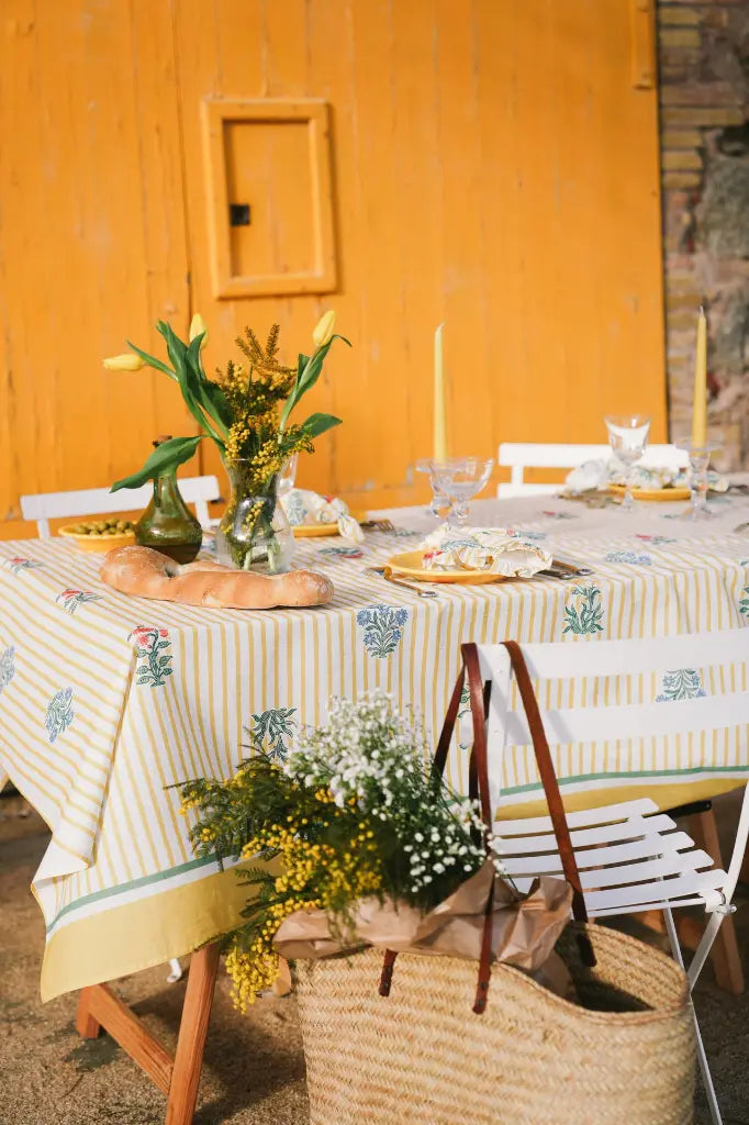 Serviette de Table Rose Yellow - Lot de 2