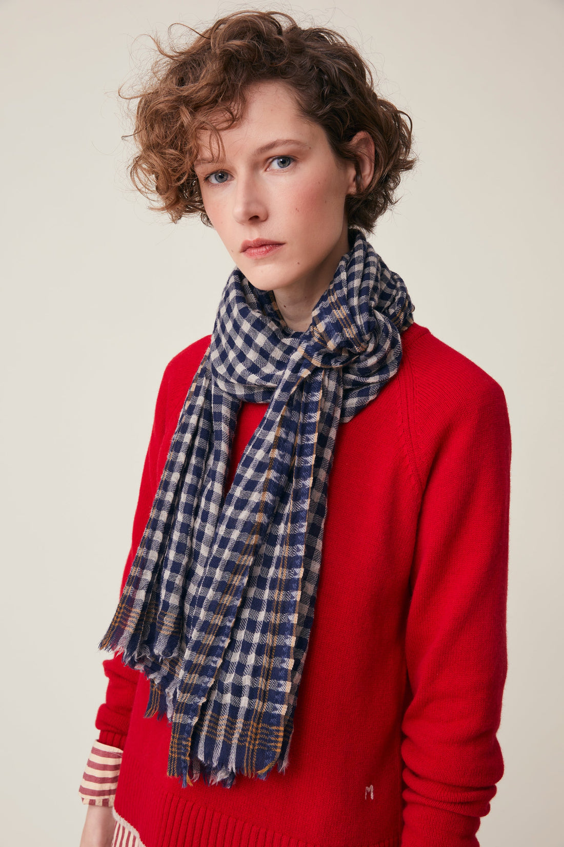 Echarpe en Laine Vichy N°693 Dream