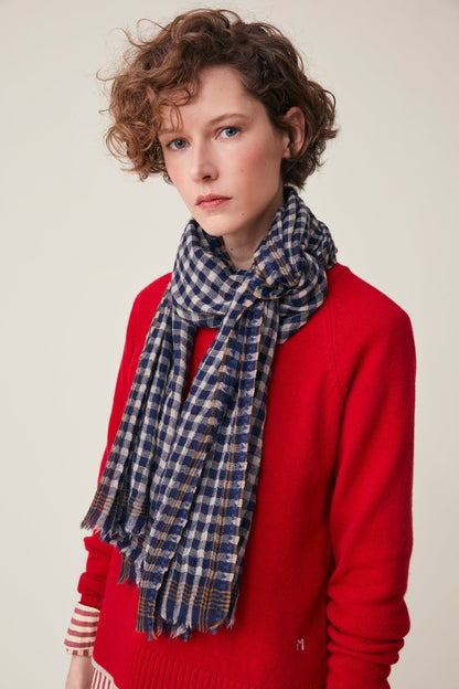 Echarpe en Laine Vichy N°693 Dream