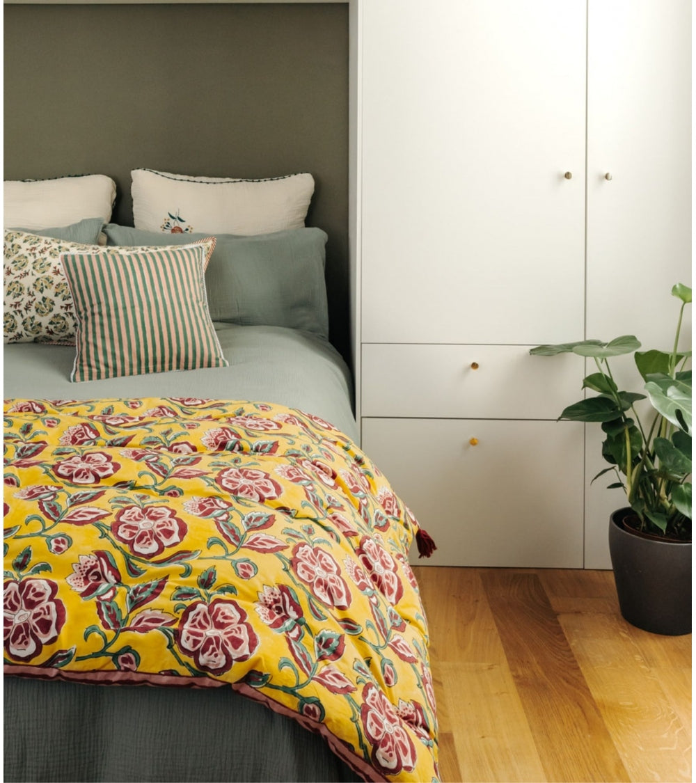 Bout de Lit Loni Framboise 85 x 200