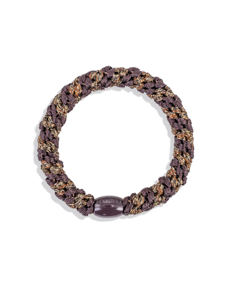 Elastique Kknekki Original - Brown Coffee Glitter Stripe