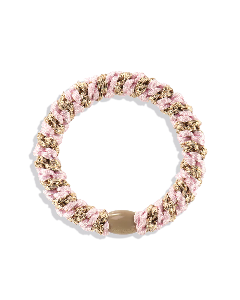 Elastique Kknekki Original - Light Pink Beige Glitter Stripe