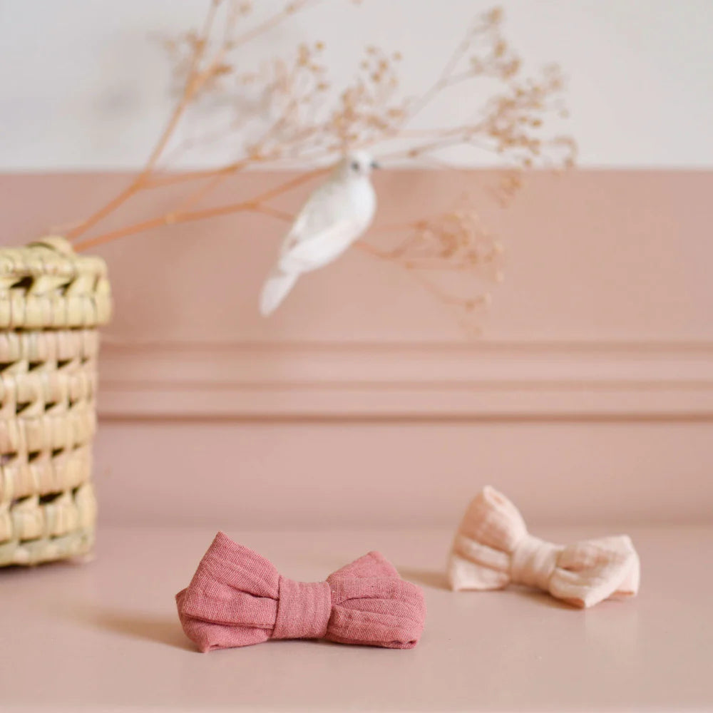 2 Élastiques Noeud en Gaze de Coton