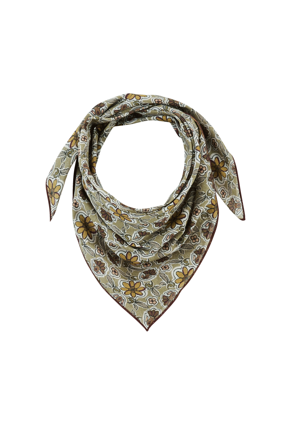 Foulard en Voile de Coton Bijou Jade