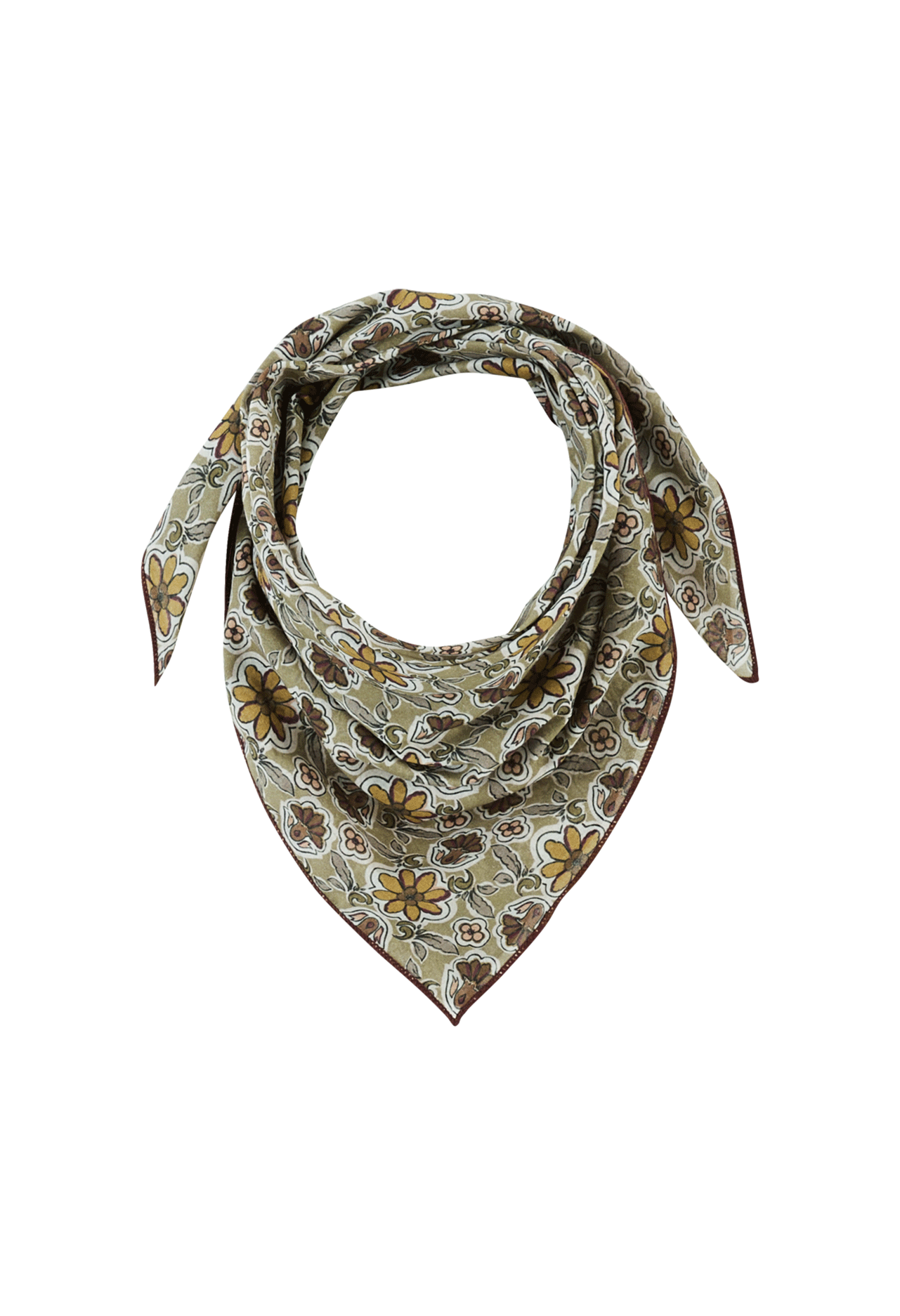 Foulard en Voile de Coton Bijou Jade