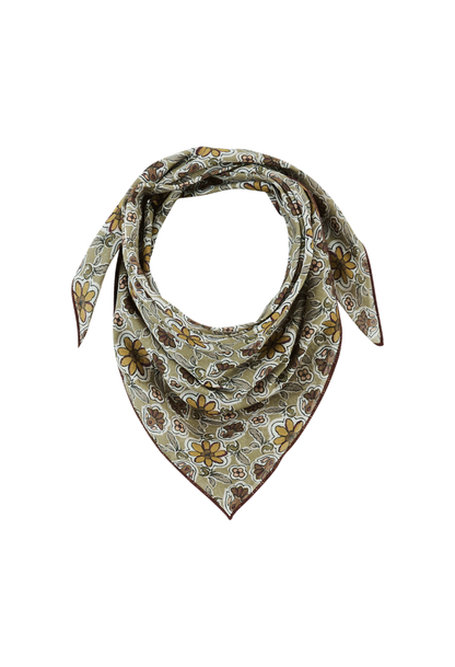 Foulard en Voile de Coton Bijou Jade