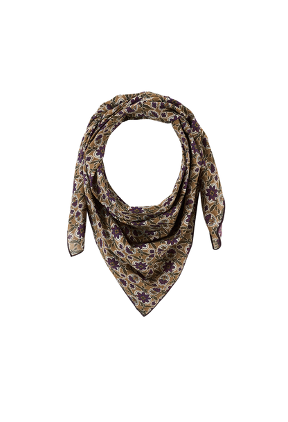 Foulard en Voile de Coton Bijou Topaze