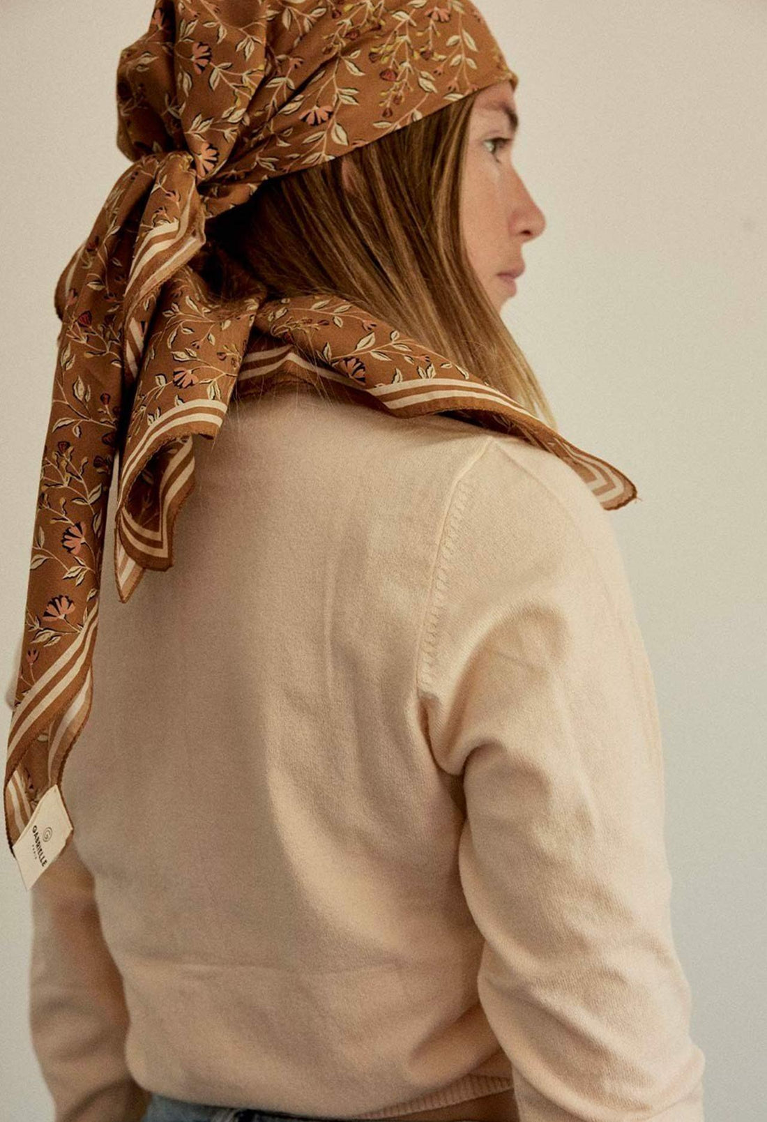 Foulard en Coton Bohème Noisette
