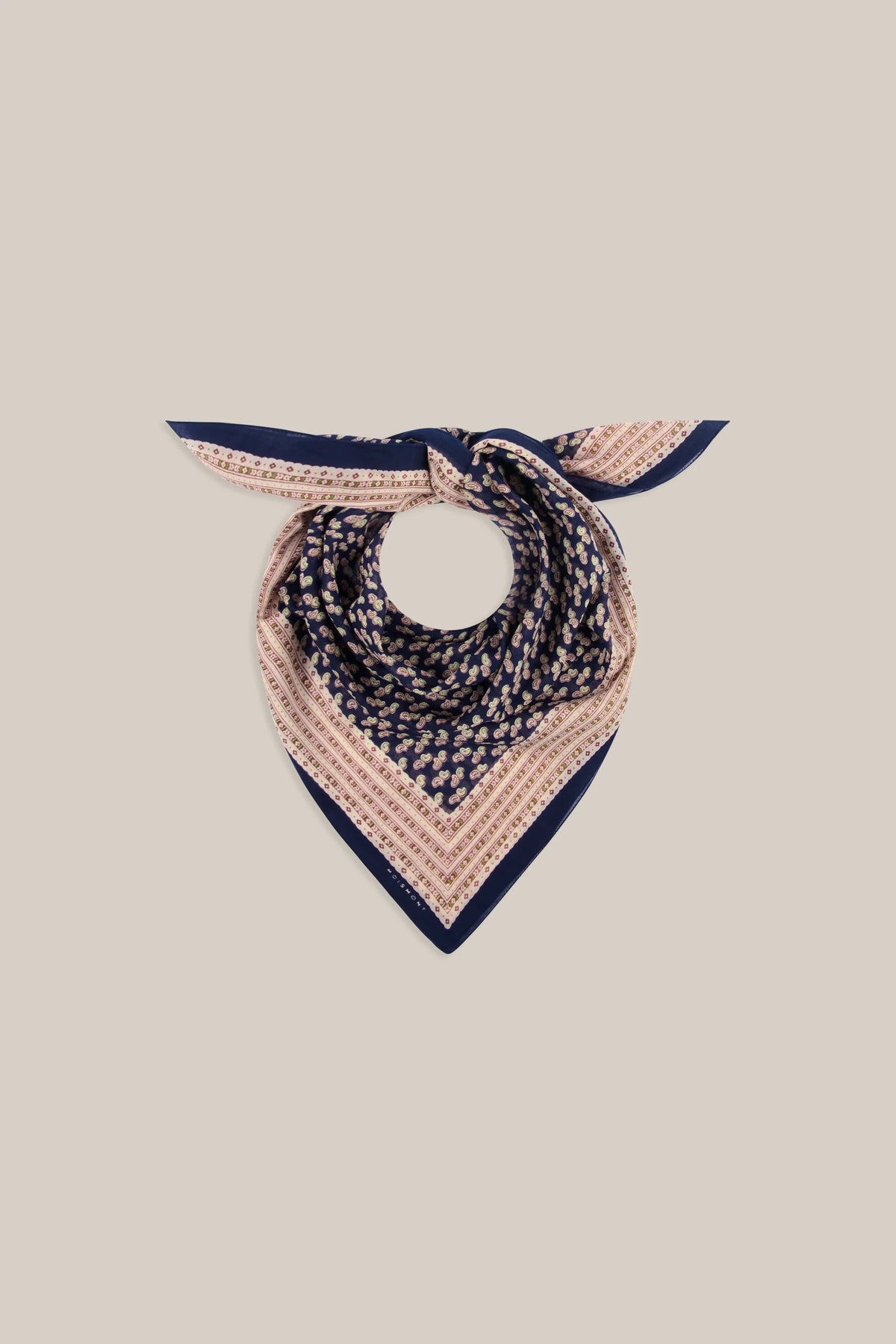 Foulard en Coton Phedre N°845 Magic Blue