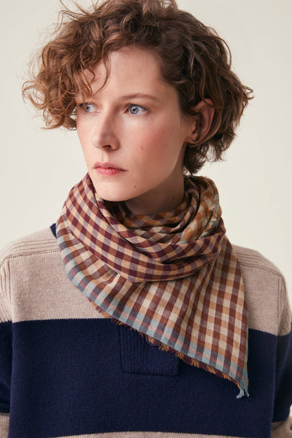 Foulard en Coton Poem N°821 Henna
