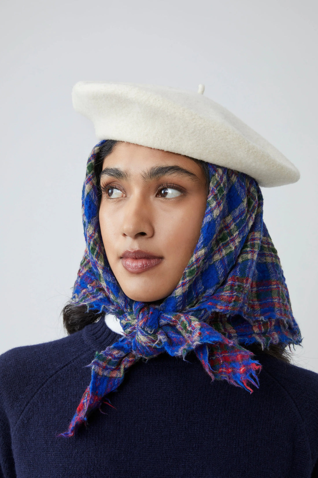 Foulard en Laine Magda N°793 Royal Blue
