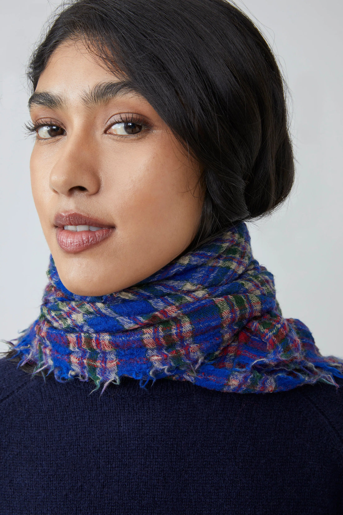 Foulard en Laine Magda N°793 Royal Blue
