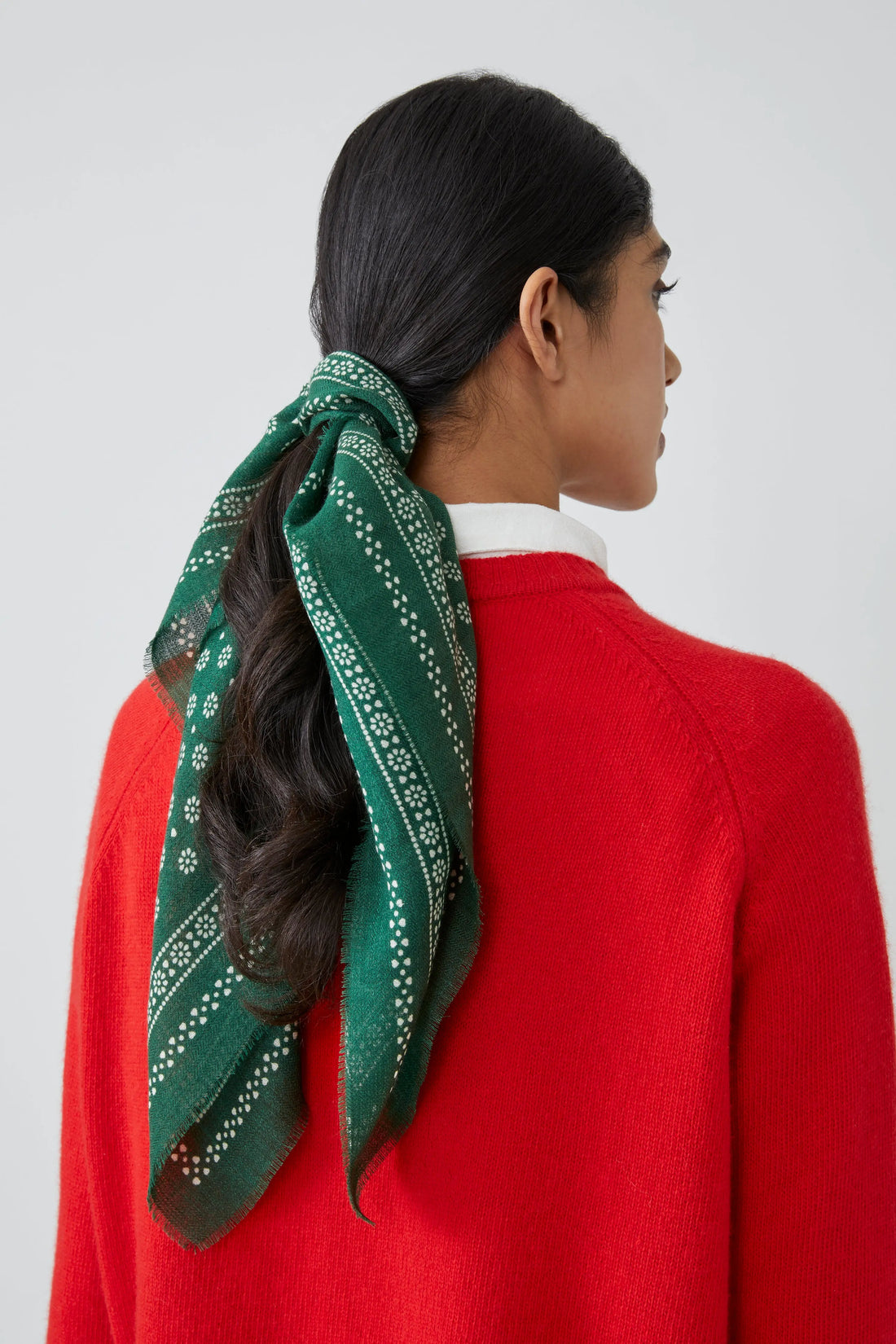 Foulard en Laine Olaf N°676 British Green