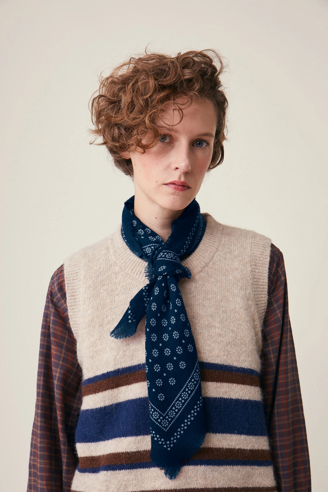 Foulard en Laine Olaf N°676 Magic Blue