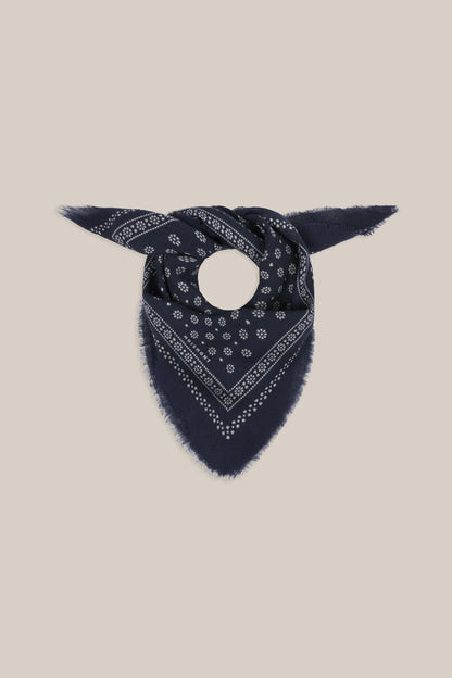 Foulard en Laine Olaf N°676 Magic Blue