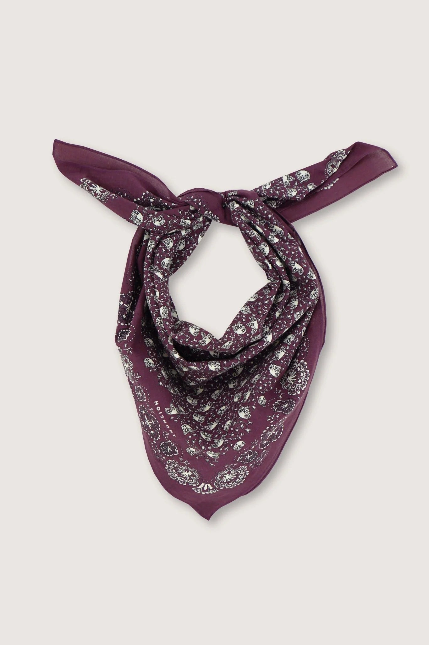 Foulard en Laine N°675 Plum