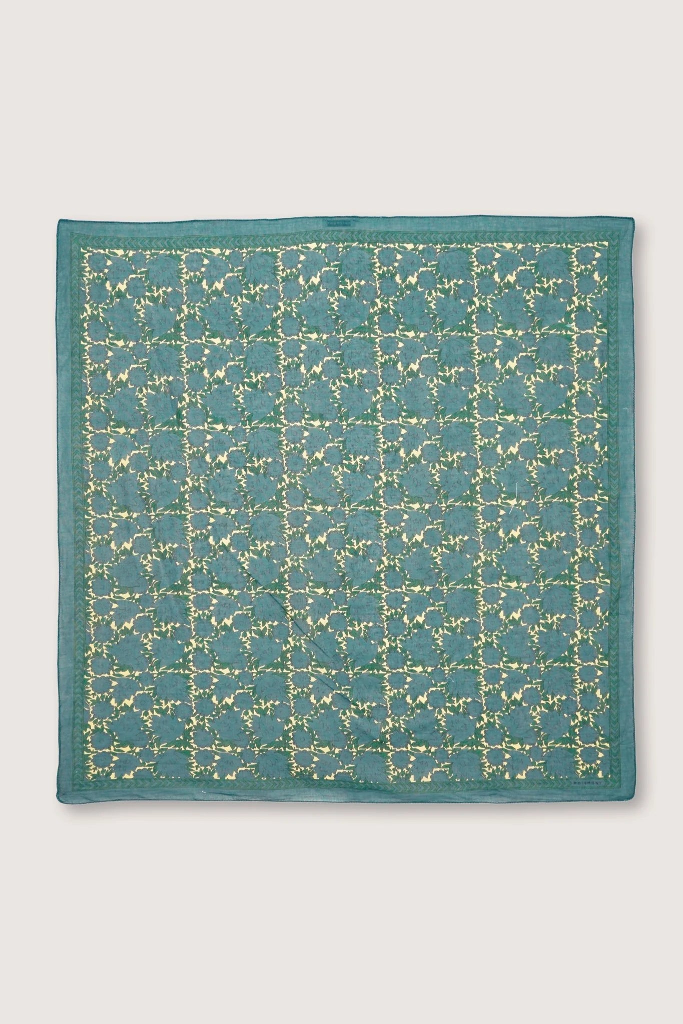 Foulard en Laine N°680 Duck Green