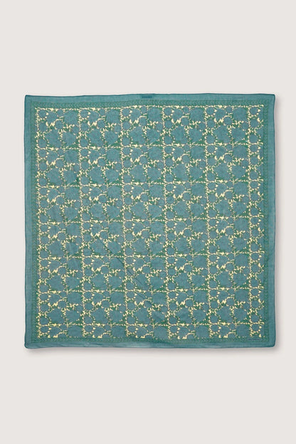 Foulard en Laine N°680 Duck Green