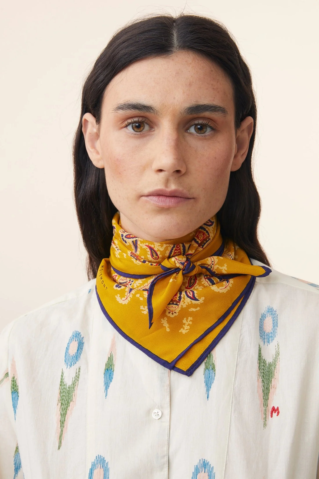 Foulard en Soie N°763 Holi Yellow