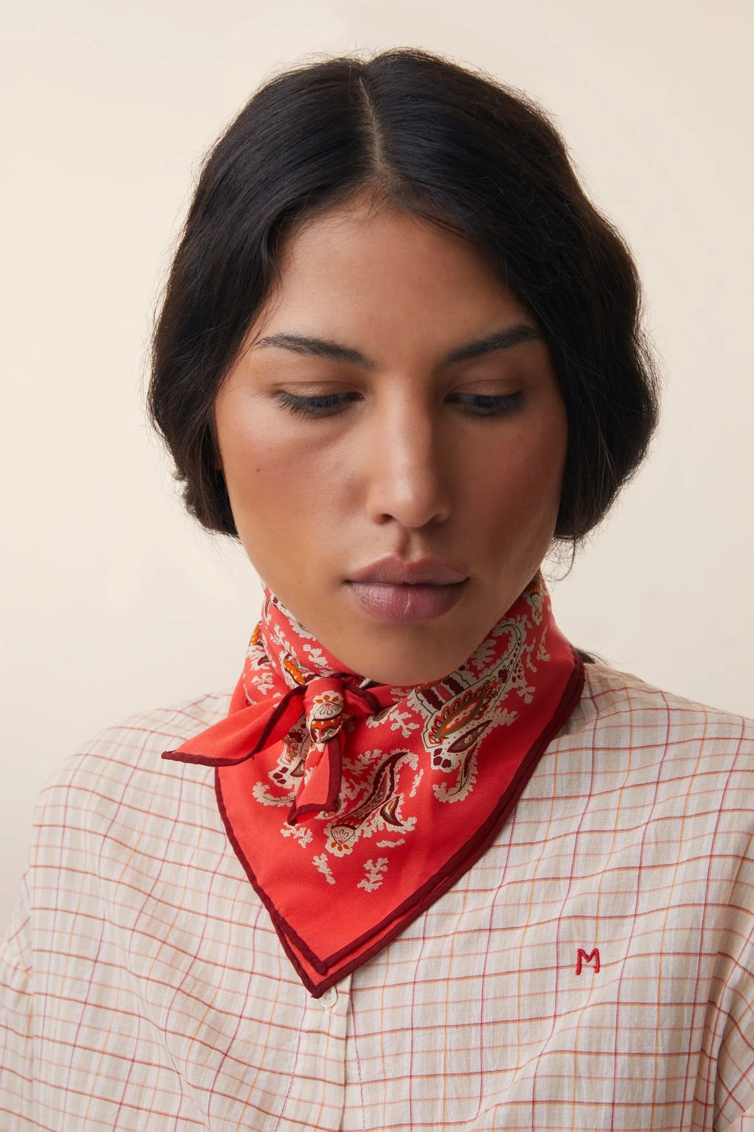 Foulard en Soie N°763 Pop Pink