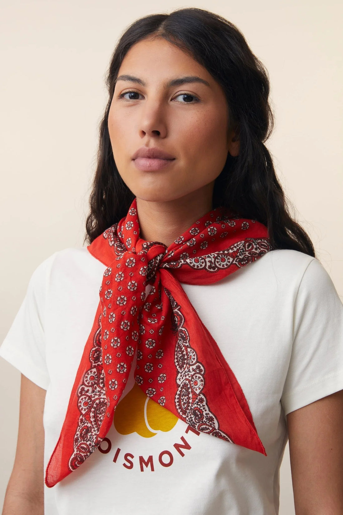 Foulard en Coton N°767 Tomette